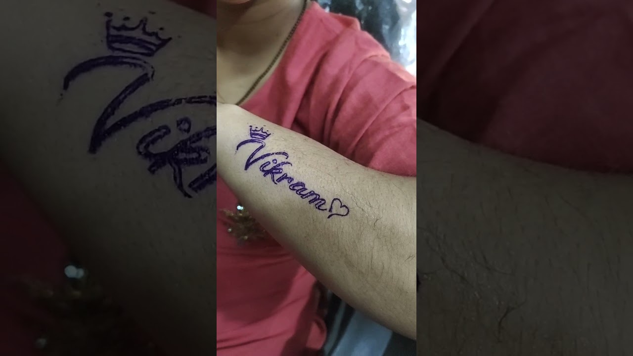 Viram Name Tattoo| Vikram Tattoo... - Black Shade Tattoos | Facebook