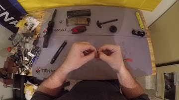 AR-15 firing pin retaining pin bent fix