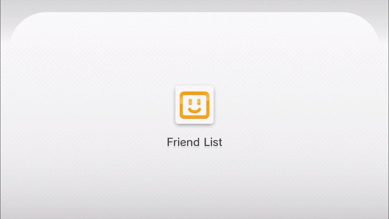 Friend List (TV) Wii U System Music [HQ] YouTube