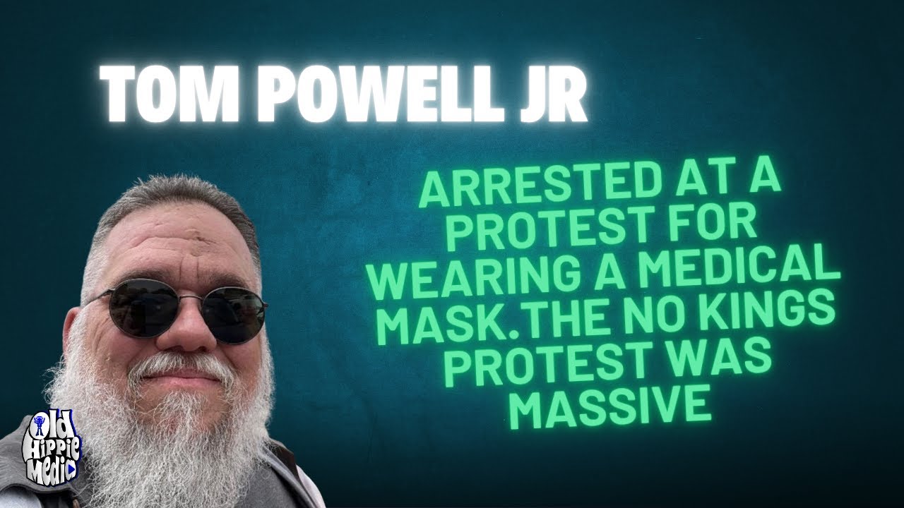 Arrested at a protest for wearing a medical mask. - YouTube
