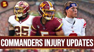 Commanders Injury News: NFC East QB OUT FOR SEASON, Nick Cross Update + Jayden Daniels Silver Lining