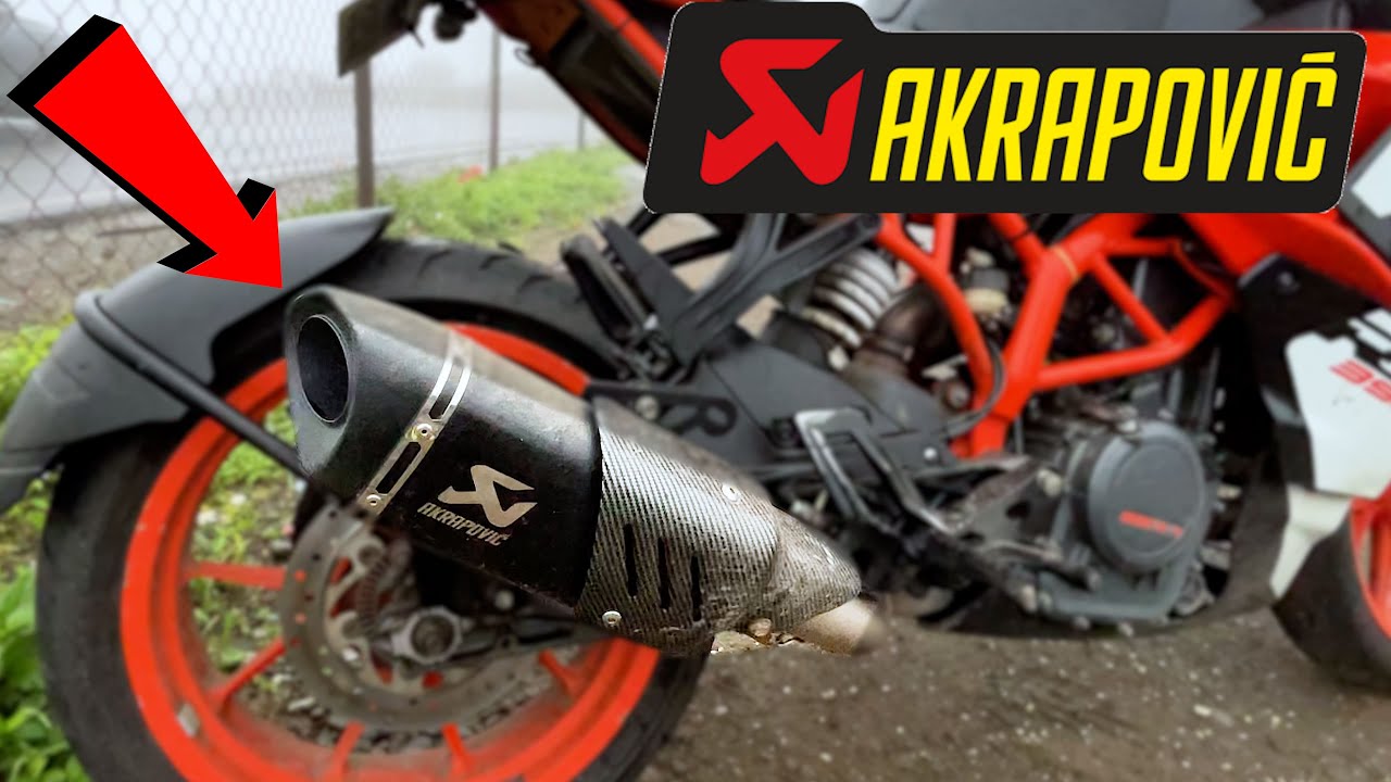 AKRAPOVIC SLIP ON FOR MY KTM RC 390 | MUMBAI TO LONAVALA RIDE |