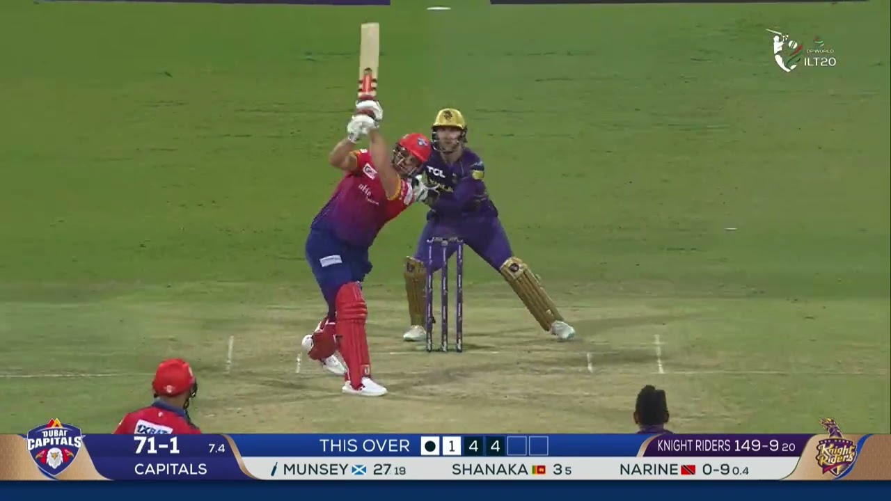 The man who led the Dubai Captals to a thumping WIN, Munsey!