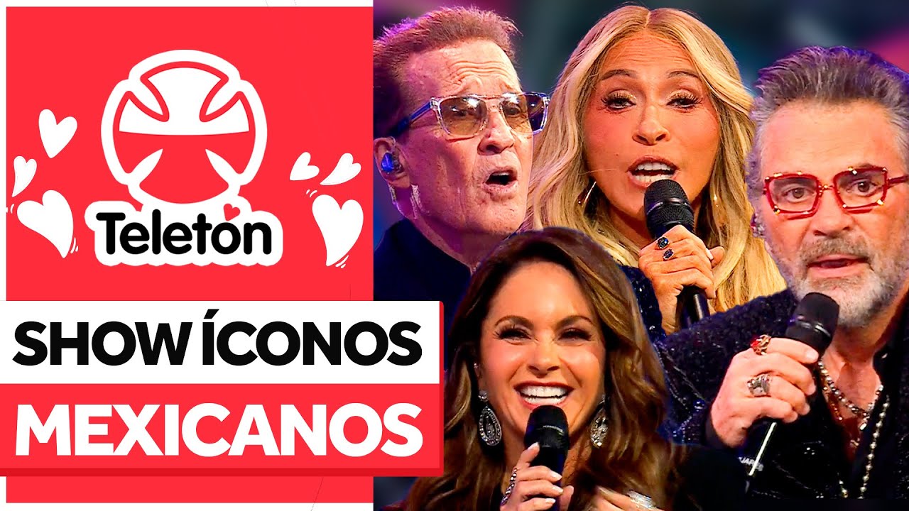 ¡SUS MEJORES ÉXITOS! Yuri, Lucerito, Emmanuel y Mijares cantaron en Teletón 2025