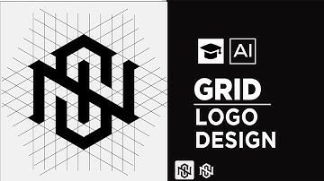 How To Design A Logo Using Grid Method | Adobe Illustrator Tutorial | SIKDER ALHAZ