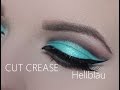 Cut crease tutorial in hellblau  jessica ruge
