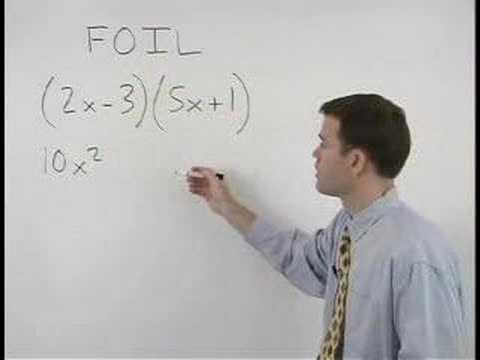 The FOIL Method - Multiplying Binomials - MathHelp.com - YouTube