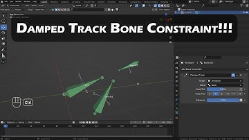 Damped Track Bone Constraint Blender