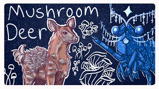 Worldbuilding Fantasy Animals; Mushroom Deer