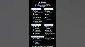Top Web Developer Tools 2025 🚀 | Learn & Get Placement #webdevelopment #webdeveloper #webdesign