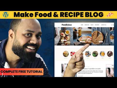 How To Make A Food Blog For Free Easy Tutorial