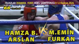 66kilo HAMZA BATUHAN ASLAN - MUHAMMED EMİN FURKAN