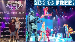 Kids Go FREE to ICONIC Show at The Alabama Theatre in North Myrtle Beach