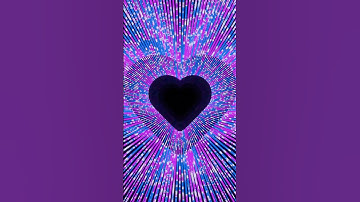 Free 4K Heart Tunnel Loop Background Animation Video #heart #tunnel #loop #background