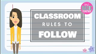 Following Classroom Rules Social Story for Kids