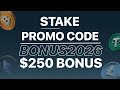 Stake Promo Code "BONUS2026" — Full Review 2026 &amp; How It Works