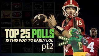 College football polls reaction pt2