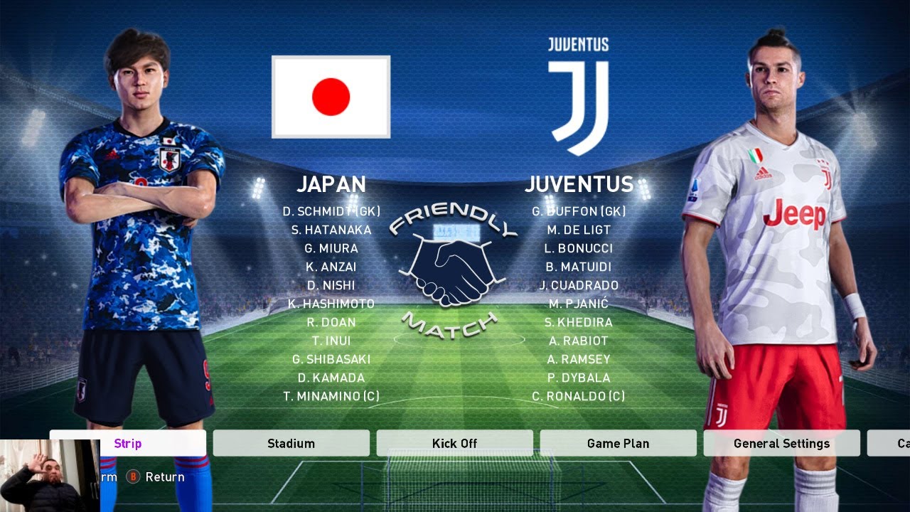 PES 2020 | JAPAN VS JUVENTUS FC Full Match | All Goals HD - YouTube