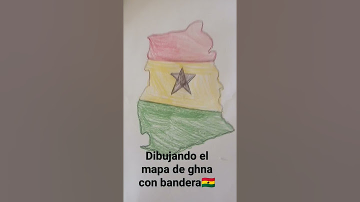 cómo dibujar el mapa de ghana 🇬🇭