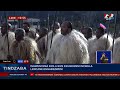 His Majesty King Mswati 111 Led Regiments In The Dancing Of Incwala At Ngabezweni Royal Residence 