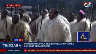 His Majesty King Mswati 111 Led Regiments In The Dancing Of Incwala At Ngabezweni Royal Residence