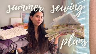 Spring/Summer Sewing Plans 2026 🪡🧵 Doen inspired dresses & blouses with secondhand fabrics and more!