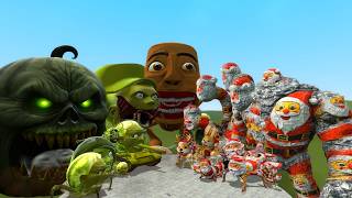 LIN GANGS CORRUPLED VS GOO GOO GAGA #nextbots #funobungagaming