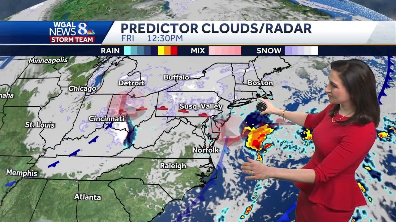 Scattered snow showers today, blustery and cold weekend in south ...