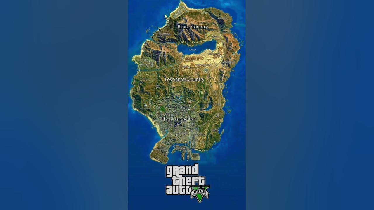 Gta 5 Vs Gta 6 #gta5 #vs #gta6 #shorts #map #gta5vsgta6map