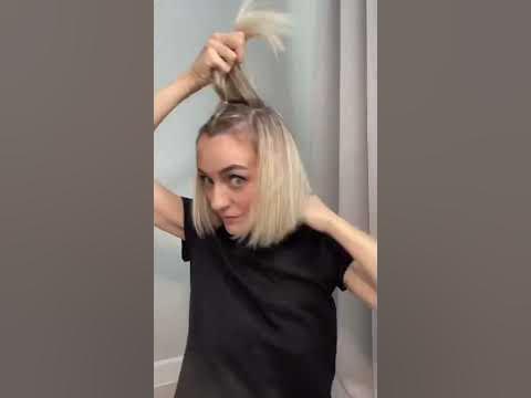 Классный способ убрать челку - YouTube