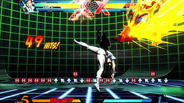 ULTIMATE MARVEL VS. CAPCOM 3 UMVC3 Chun li EX SBK loops with inputs