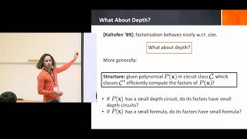 Rafael Oliveira: Factors of polynomials of low individual degree - צילום הרצאות סטודיו האנה בי