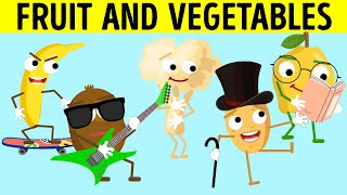 FRUIT AND VEGETABLES | English for KIDS 👩 👧