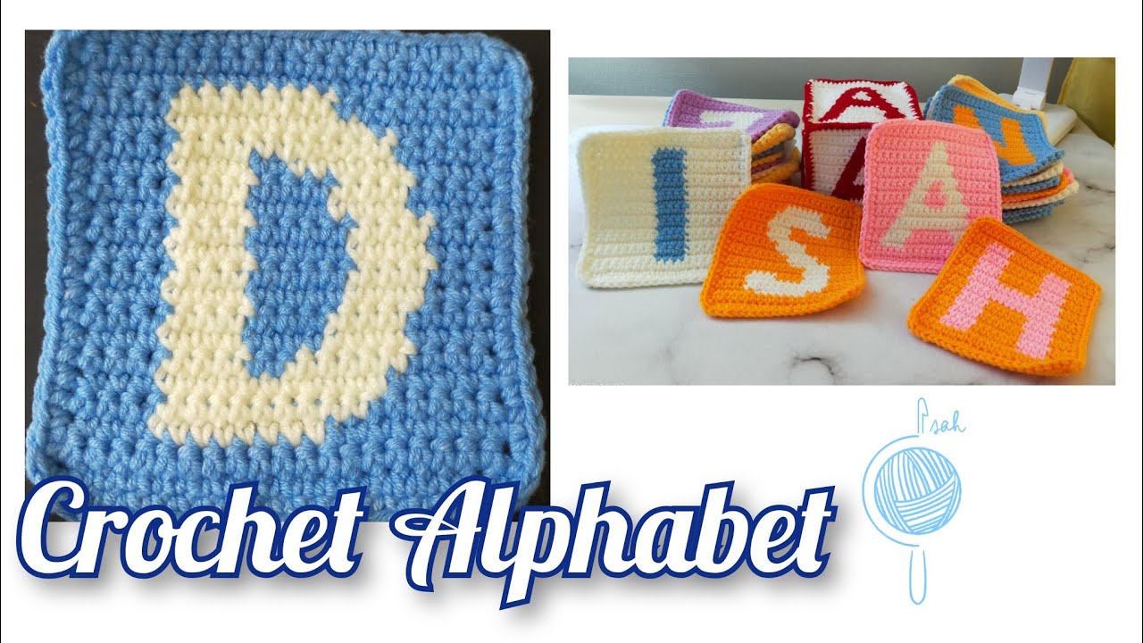 CROCHET ALPHABET - Letter D