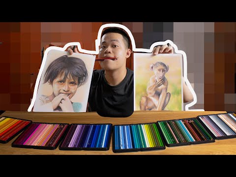 Video Vẽ Thử Bộ Bút Chì Màu 5.000.000 VNĐ - youtube