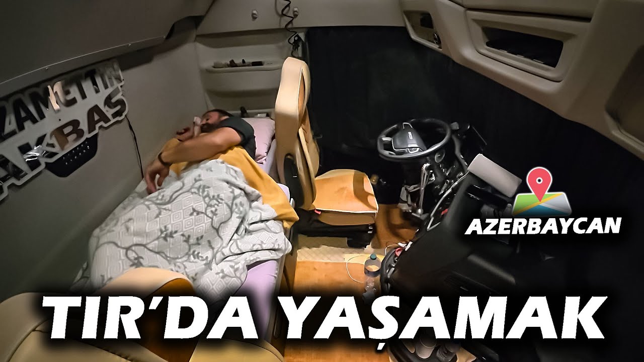 Azerbaycan'da Tır'cı İsyanı (KAPI SIRASI) / Tır'da Enfes Sebzeli Makarna / 13 Günde 3 Ülke Geçtim
