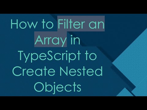 How to Filter