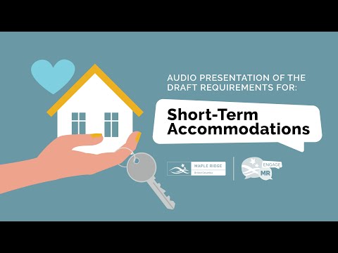 Short-Term Accommodations | Draft Requirements