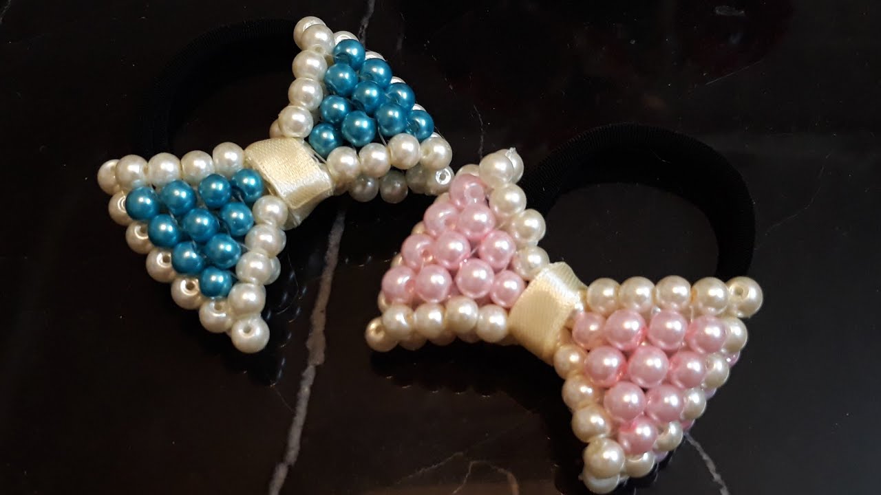 طريقه تنفيذ توك بالخرز للشعر (الجزء 2) 😍😍 haircuts 🌹handmade 🌹DIY🌹