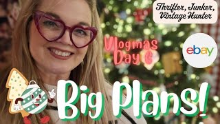 Big Plans Coming! | Thrifter Junker Vintage Hunter | Vlogmas 2023