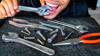 ASMR EDIBLE TOOLS JERRY REAL MOUTH EATING SOUNDS NO TALKING *CHOCOLATE FOOD TOOLS*