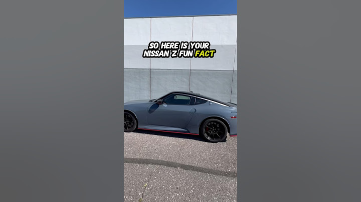 Nissan Z NISMO Fun Fact of the Day!