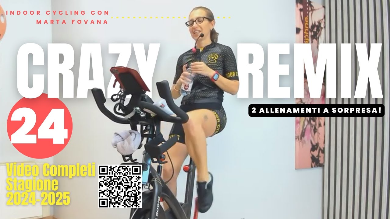 Indoor Cycling Crazy Remix | Lezione di Spinning 24 | Ripetute & HIIT