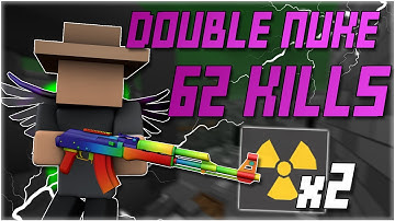 INSANE 62 KILLS + DOUBLE NUKE! HUGE SPAWNTRAP!! [Krunker.io]