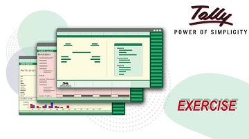 Exercises in Tally ERP-9 (Video-9) | Step by Step Guide to Accounting With Tally