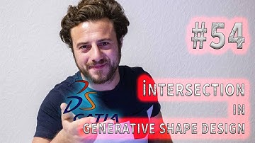 #54 CATIA V5 R20 İntersection in Generative Shape Design