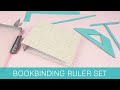 Bookbinding ruler set  craftelier