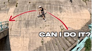 Attempting the Most ICONIC Parkour Wall Run! 🇬🇧 @hazalnhr