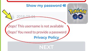Fix Pokemon Go Oops This Username Is Not Available Problem Solve