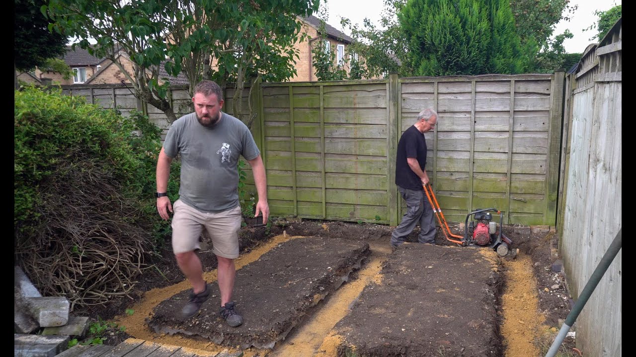 DIY Garden Room Build with No Experience! Part 1 Preparation and Base YouTube